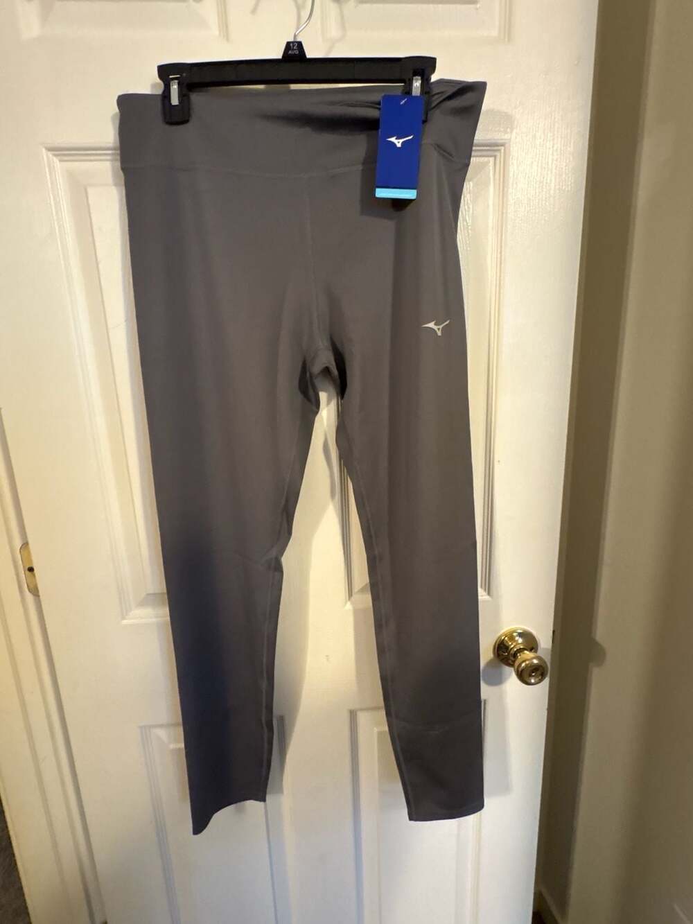 NWT Mizuno Women's Full Length Performance Tights XL Grey